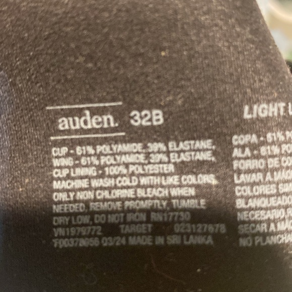 Bundle of 3 Auden size 32B Bras New With Tags - Picture 11 of 11